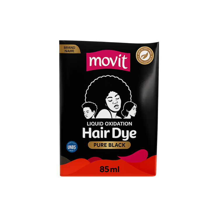 Movit Pure Black Hair Dye 85ml
