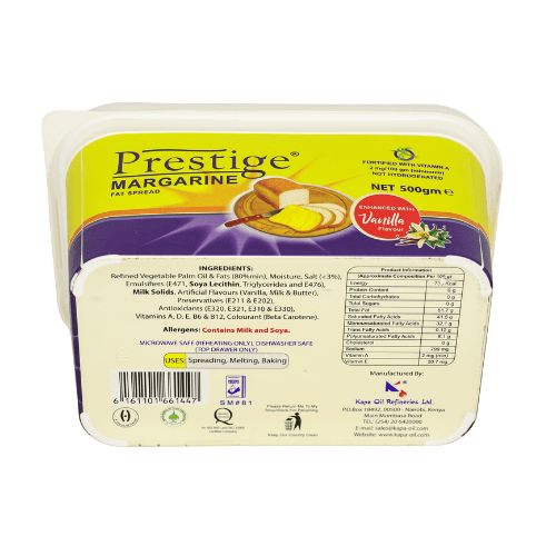 Prestige Vanilla Margarine 500g
