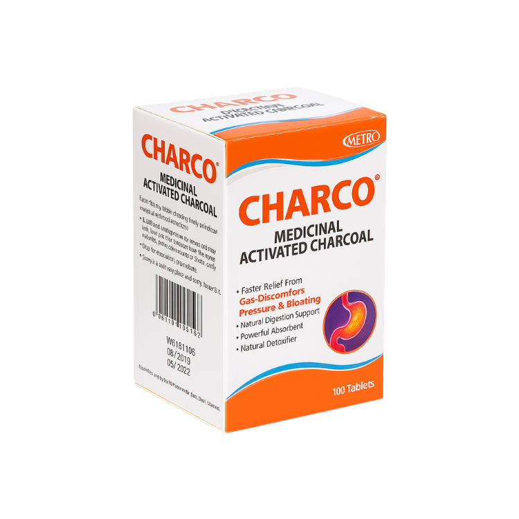 Charco (Activated Charcoal) Tablets 1Pc