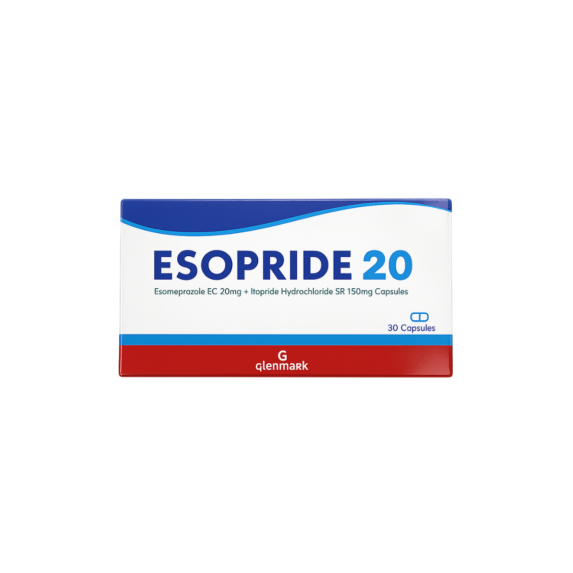 Esopride 20mg Capsules 1Pc