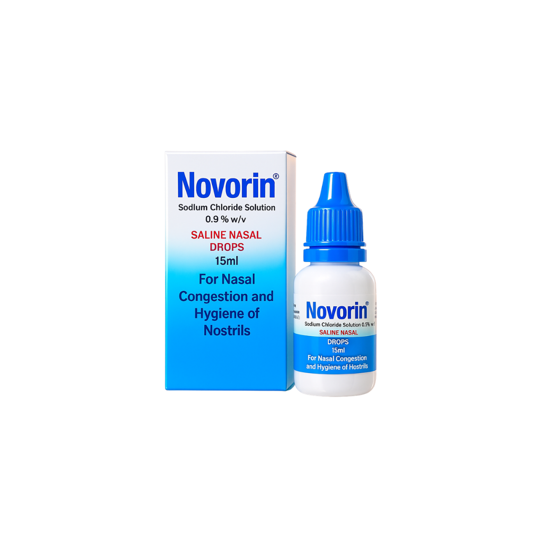 Novorin Saline Nasal Drops 15ml