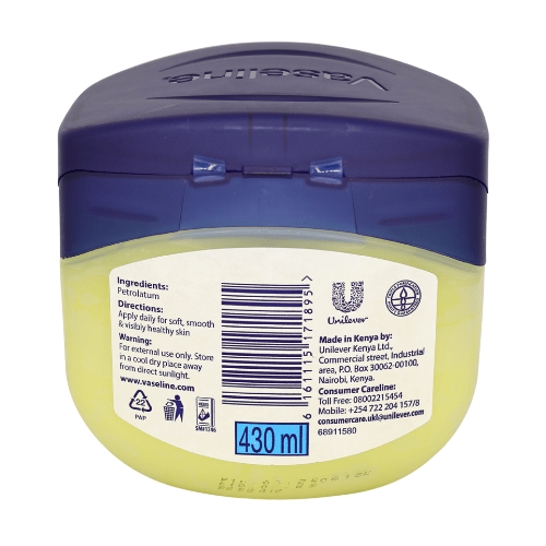 Vaseline Blueseal Original Pure Petroleum Jelly 450ml