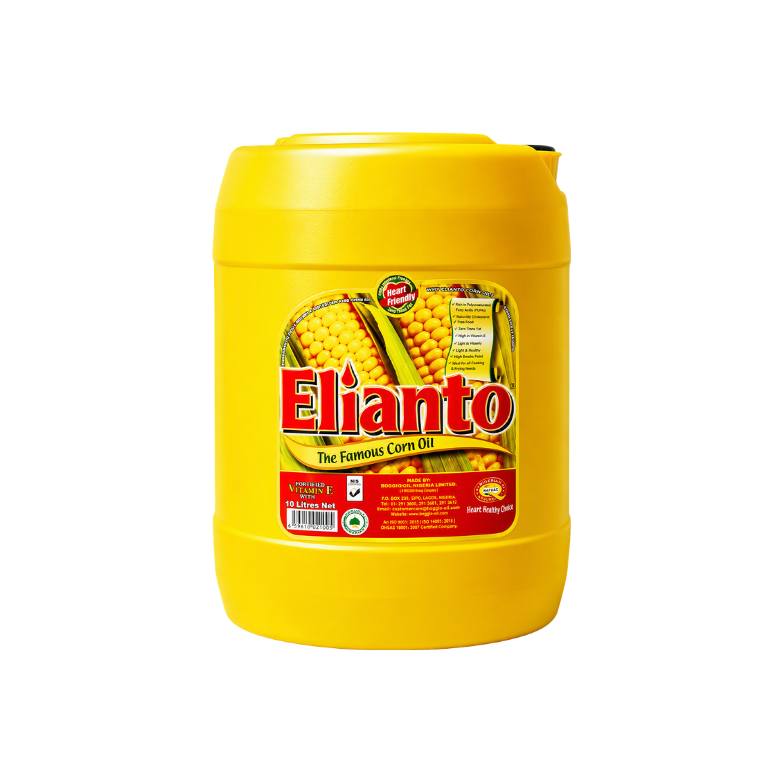 Elianto Corn Cooking Oil 10L