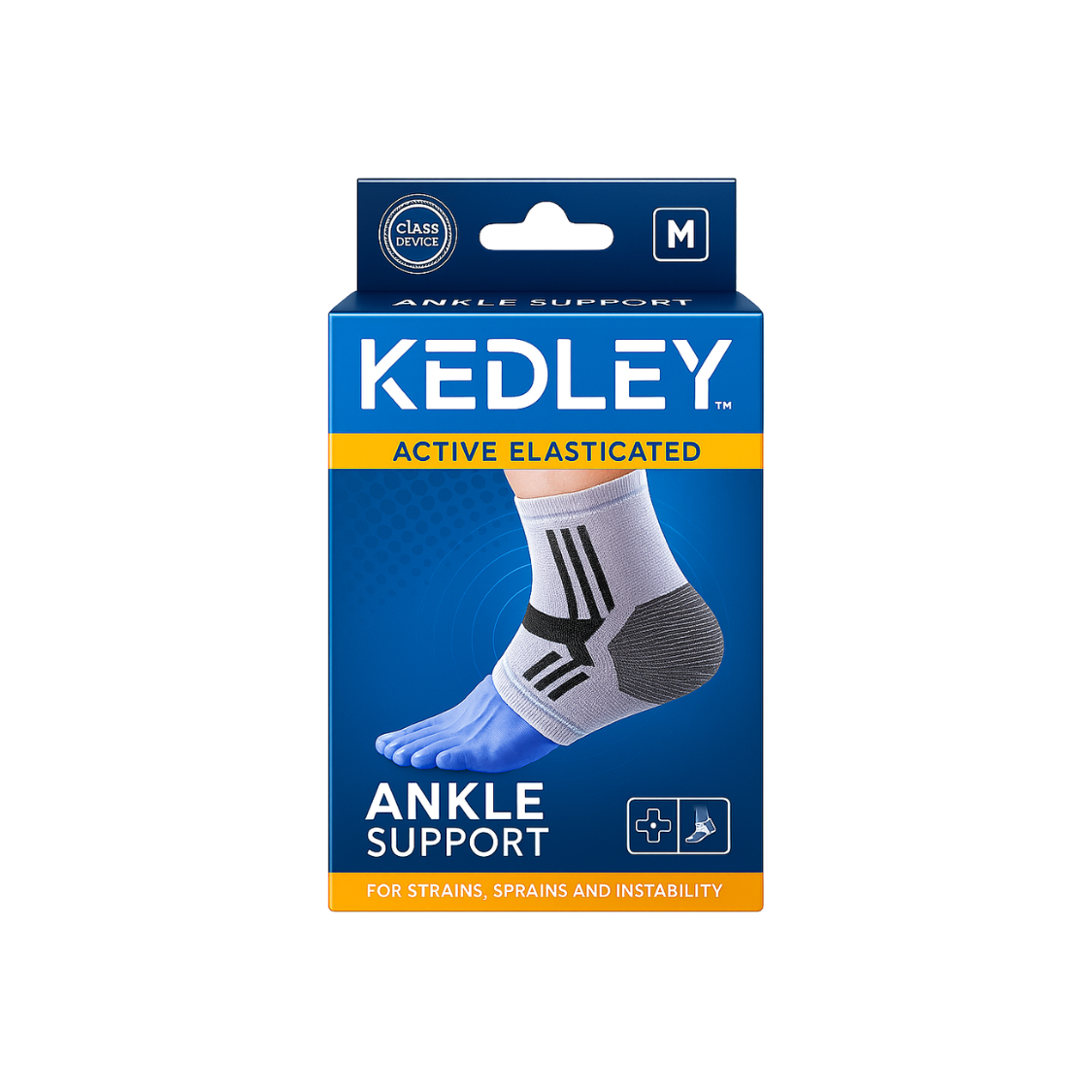 Kedley Elasticated Ankle Support Medium