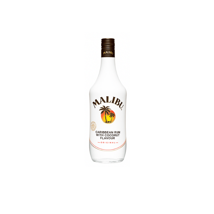 Malibu Caribbean Rum with Coconut Flavor 1L
