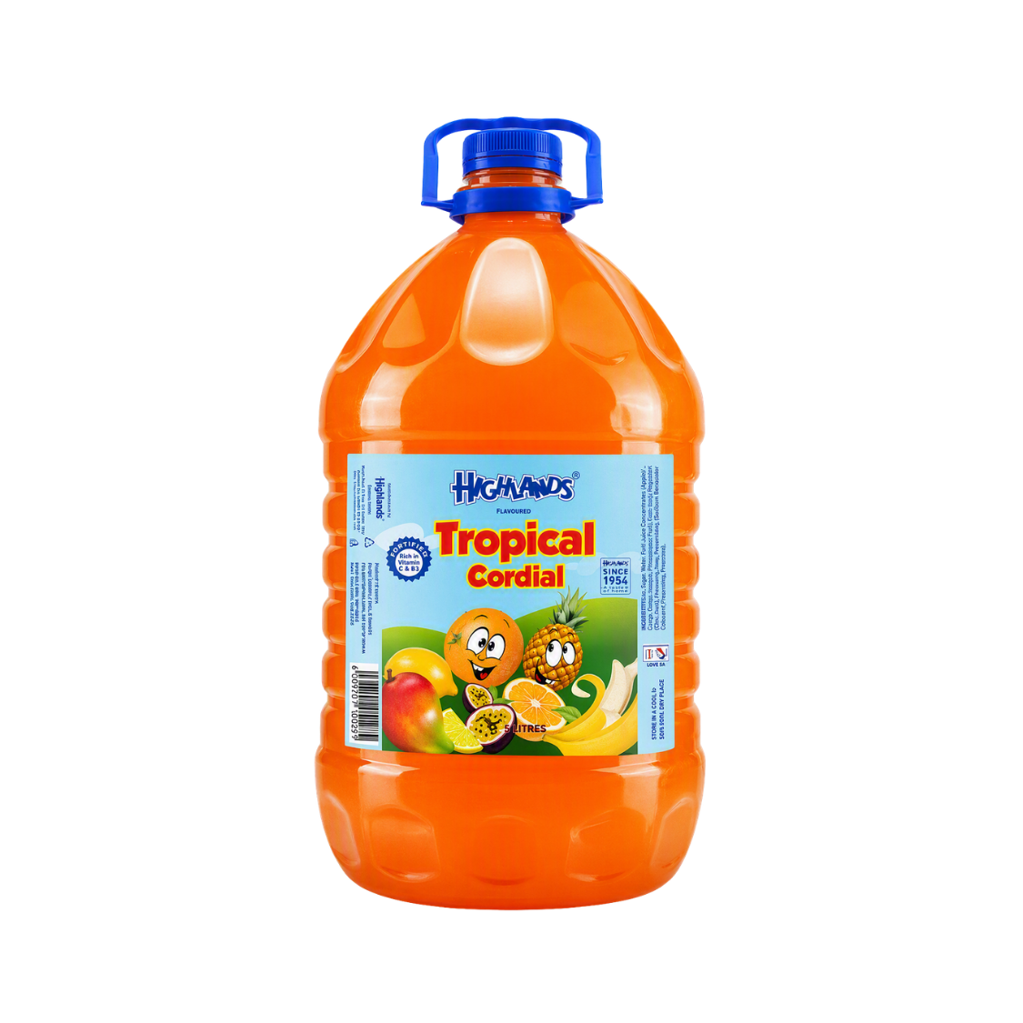 Highlands Tropical Cordial 5L