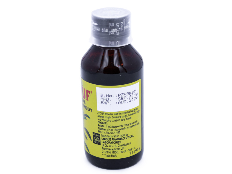 Zecuf Herbal Cough Remedy 100ml