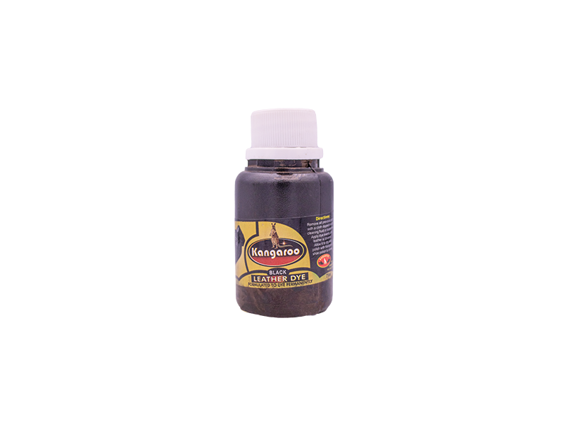 Kangaroo Black Leather Dye 75ml