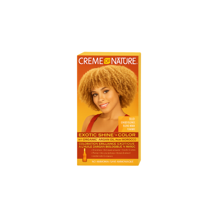 Creme Of Nature Ginger Blonde 10.01 Exotic Shine Color with Argan Oil
