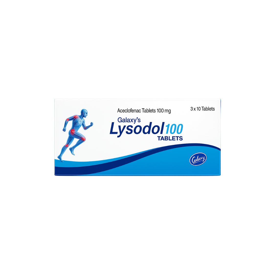Lysodol (Aceclofenac) Tablets 100mg (Pc)