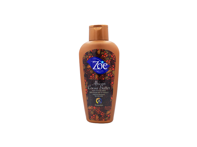 Zoe Naturals African Cocoa Butter Hand & Body Lotion 400ml