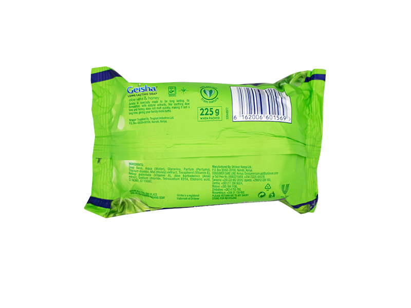 Geisha Aloe Vera & Honey Family Bathing Bar 225g