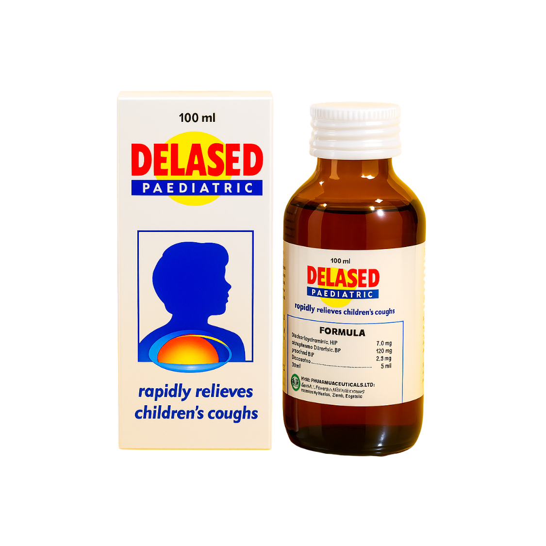 Delased Pediatric Cough Syrup 100ml