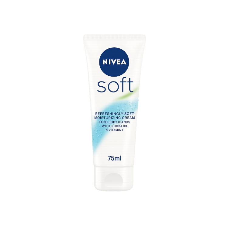 Nivea Face Body & Hands Refreshingly Soft Moisturizing Cream 75ml