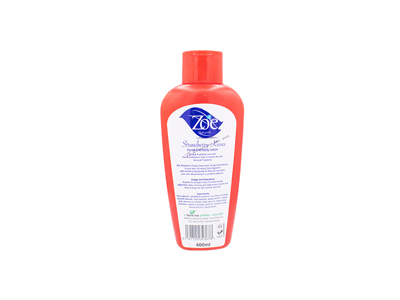 Zoe Naturals Strawberry Kisses Hand & Body Lotion 400ml