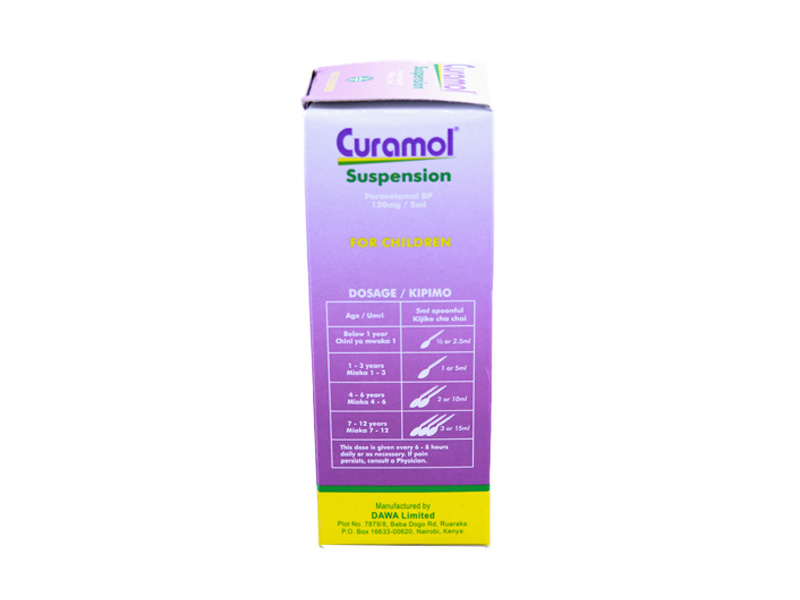 Curamol Paracetamol Suspension 100ml