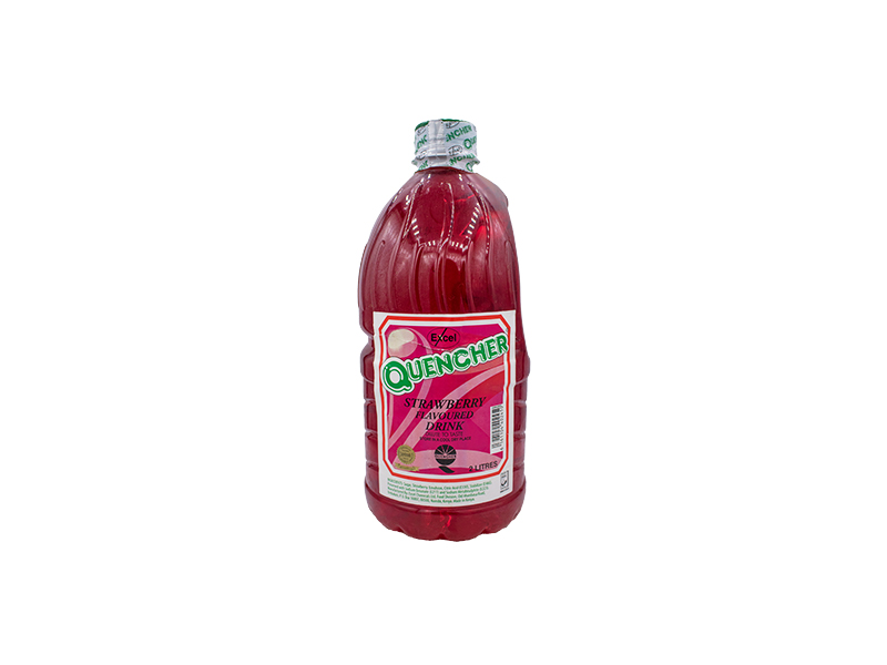 Excel Quencher Strawberry Flavoured Drink 2L