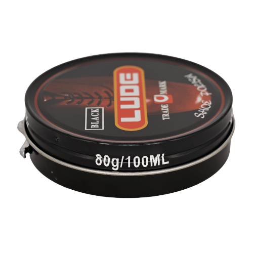 Lude Black Shoe Polish 80g/100ml