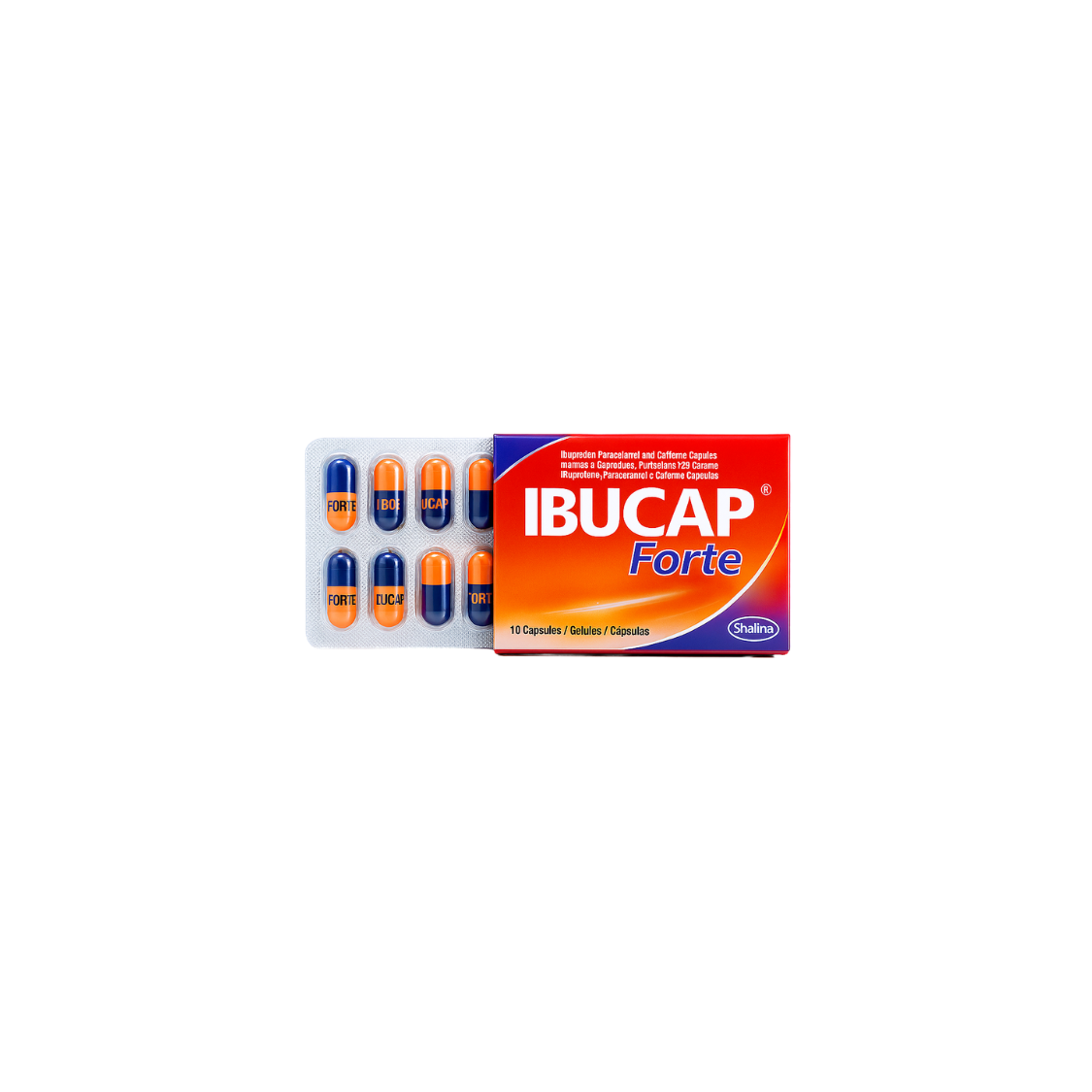 Ibucap Forte Capsules 10's (1Pc)