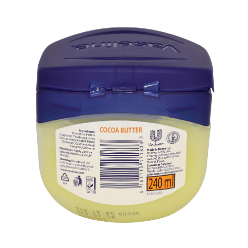 Vaseline Blueseal Cocoa Butter Petroleum Jelly 250ml