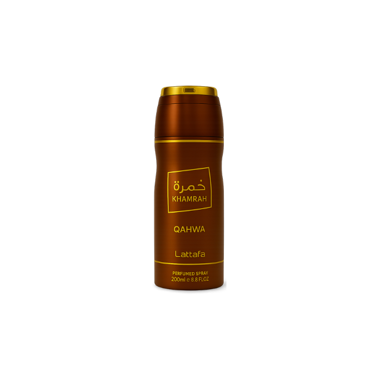 Lattafa Khamrah Qahwa Perfumed Spray (Brown) 200ml