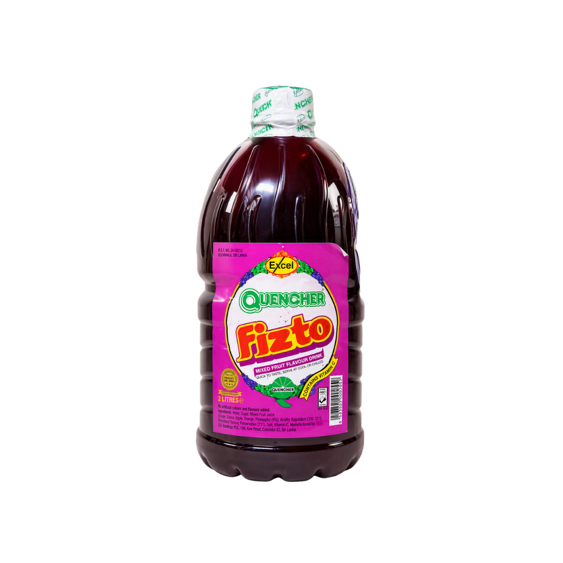 Excel Quencher Fizto Flavored Drink 2L