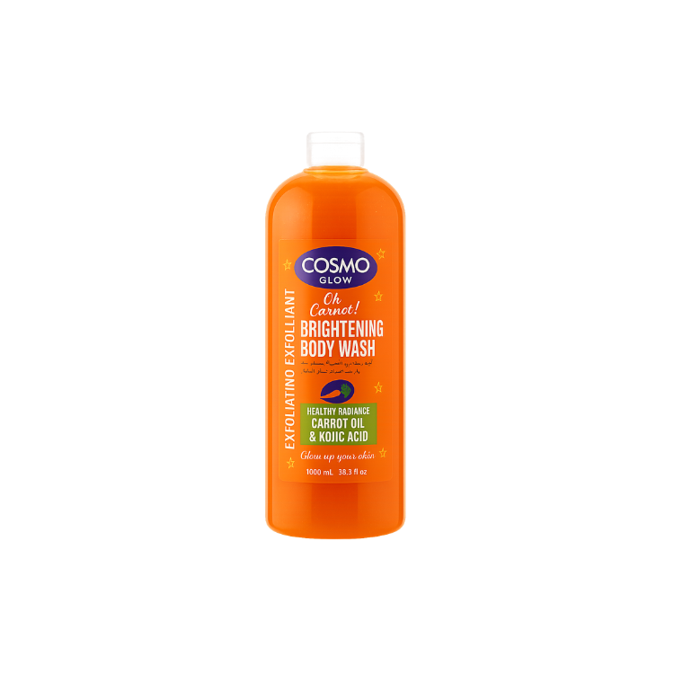 Cosmo Glow Carrot Exfoliating Brightening Body Wash 1000ml