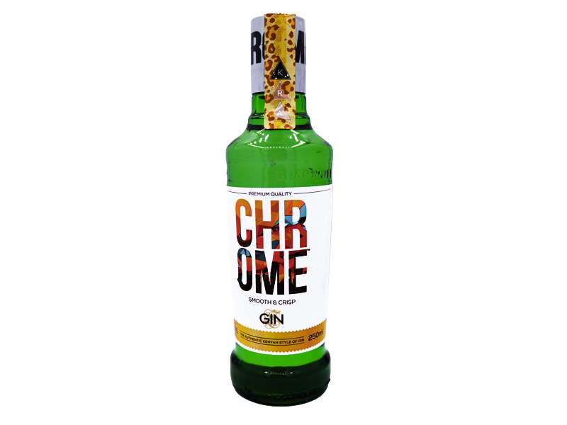 Chrome Smooth & Crisp Gin 250ml