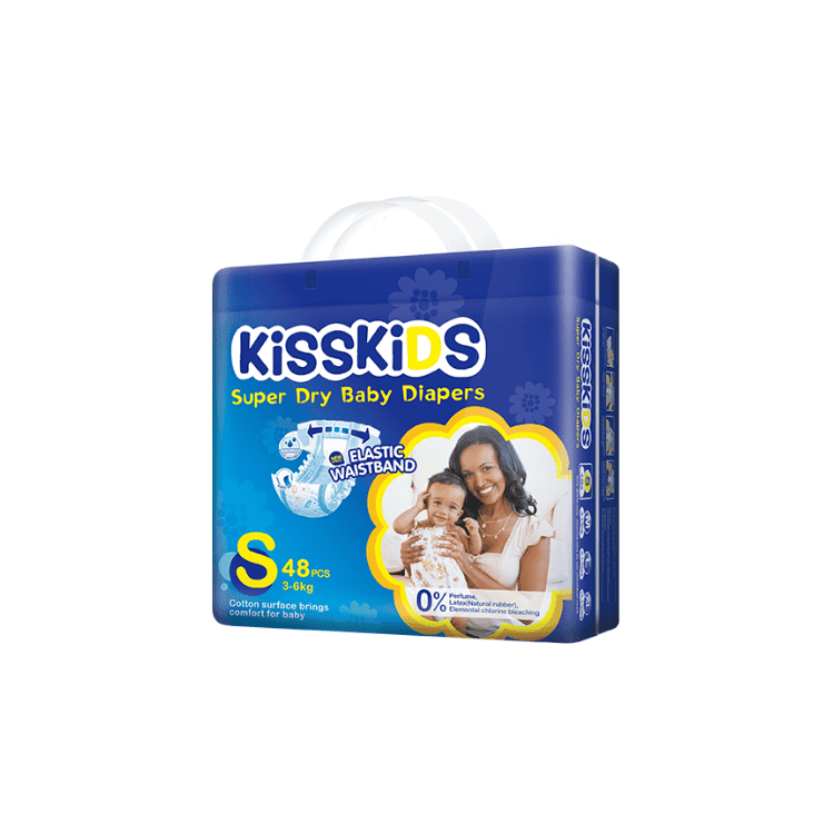 Kisskids Small Baby Diapers 48pcs
