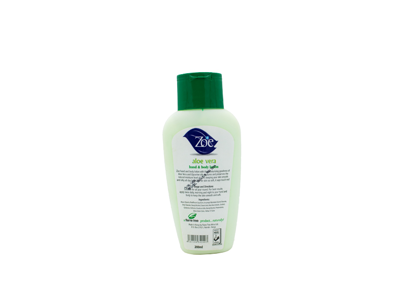 Zoe Naturals Aloe Vera Hand & Body Lotion 200ml