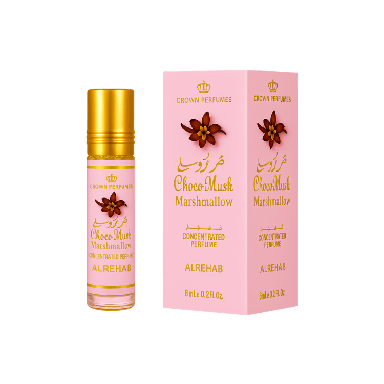 Crown Perfumes Choco Musk Marshmallow Concentrated Perfume Oil 6ml