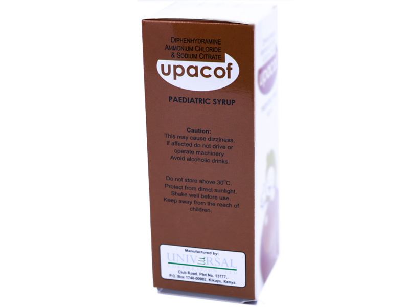 Upacof Paediatric Syrup 100ml