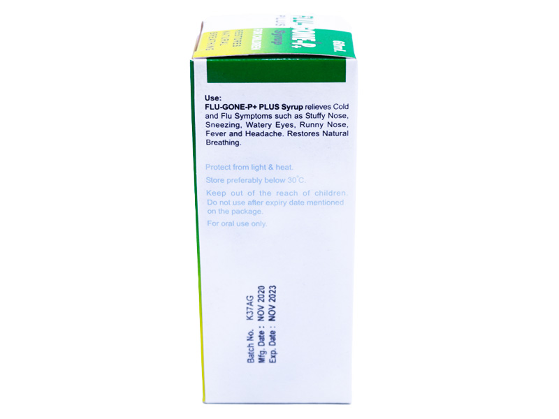 Flu-Gone P+ Syrup For Children 60ml