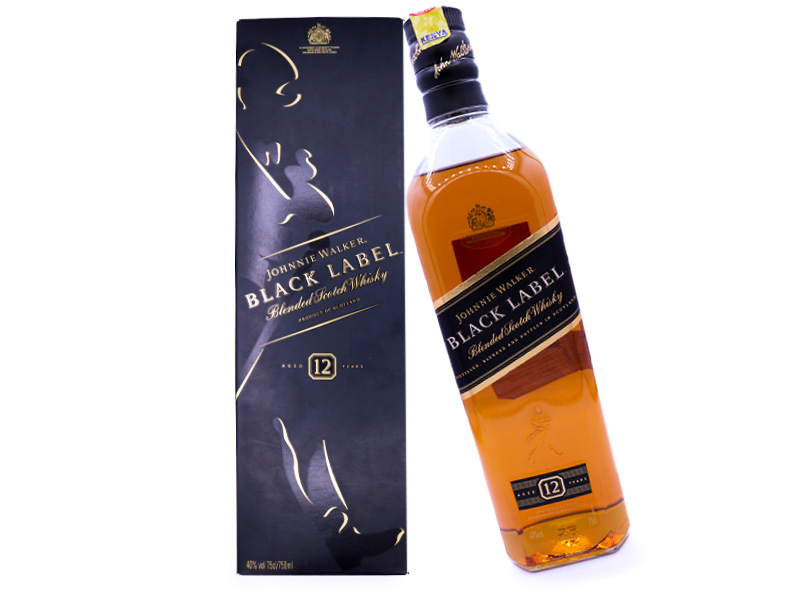Johnnie Walker Black Label Whisky 750ml (Aged 12 Years)