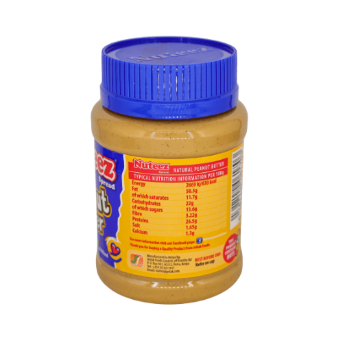 Nuteez Natural Smooth Peanut Butter 400g